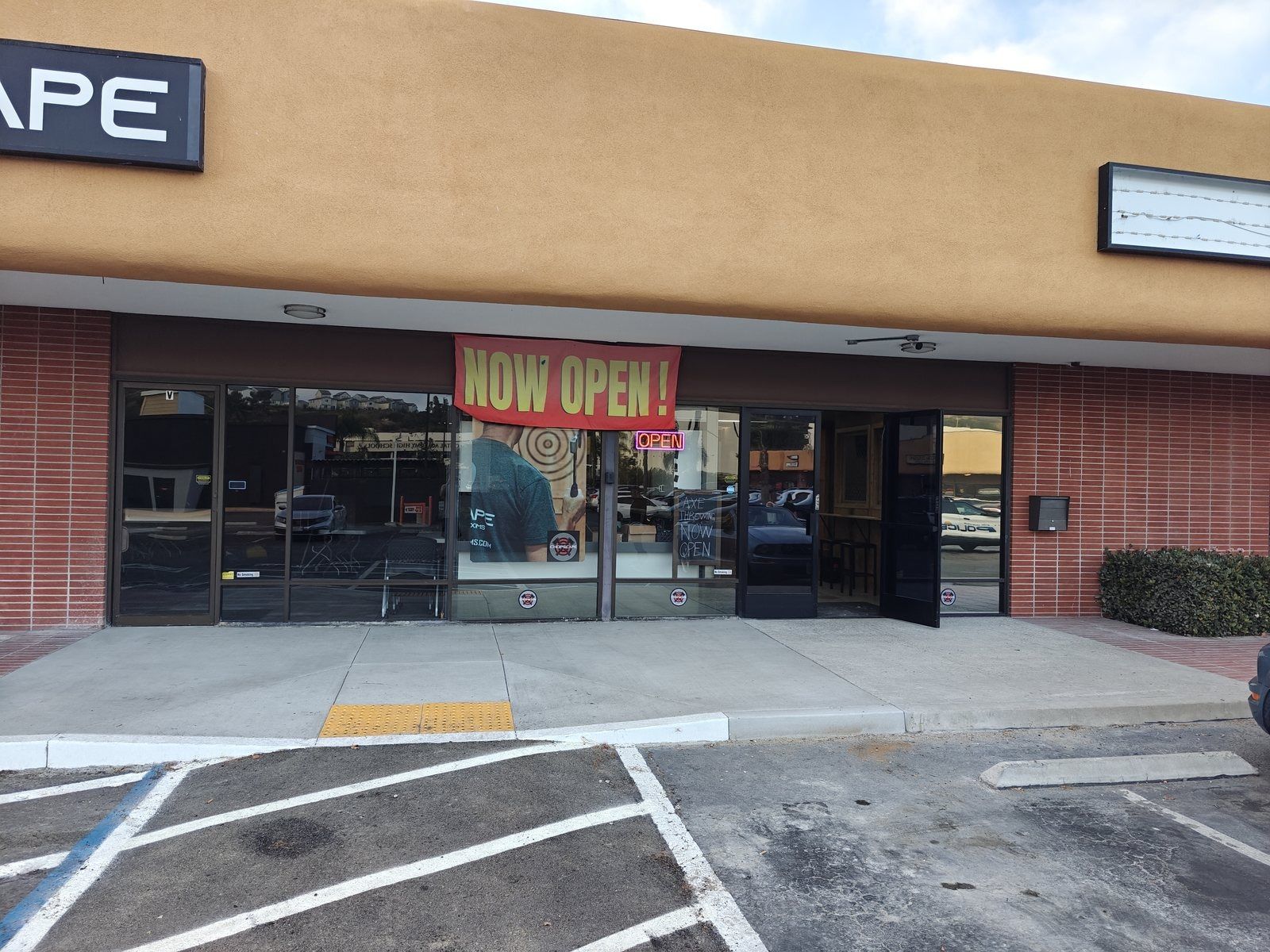 Storefronts on Oceanside Blvd in Oceanside, California